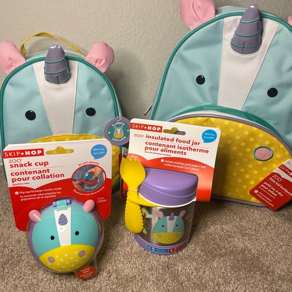 New SkipHop Eureka backpacks Snack cup and insulated food jar bundle - Picture 5 of 16